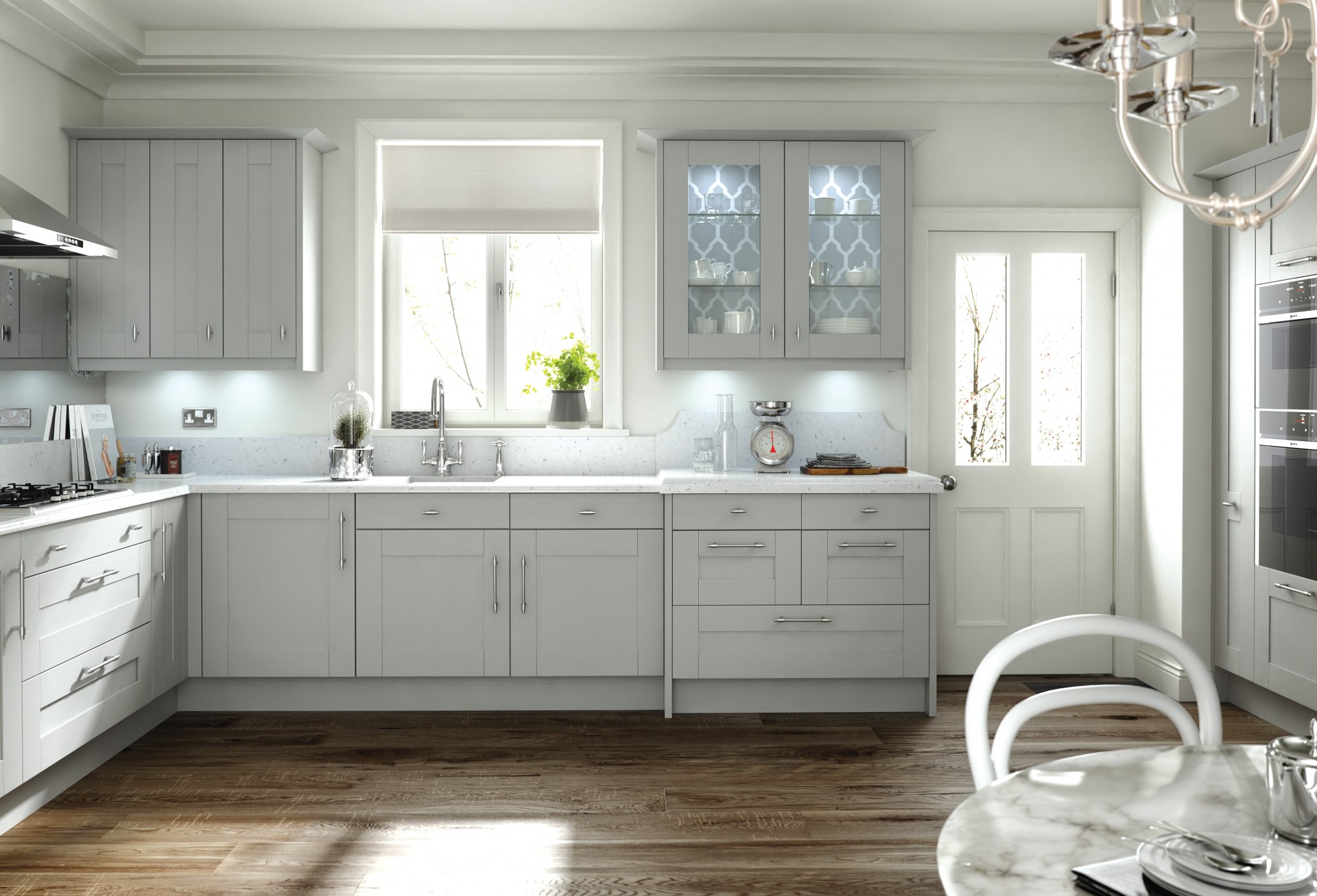 Broadoak Light Grey - Kings Kitchens